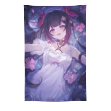 Imagem de LIEGBMEU Sexy Bikini Hot Anime Girl Tapeçaria 152.4 cm x 228.6 cm Interior Exterior Wall Quilt Art Decoração de Tapeçaria Caprichosa, AF427