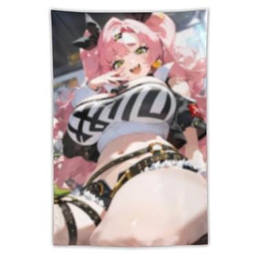 Imagem de LIEGBMEU Sexy Bikini Hot Anime Girl Tapeçaria 101.6 cm x 152.4 cm Interior Exterior Wall Quilt Art Decoração de Tapeçaria Caprichosa, AF269