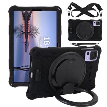 Imagem de Misenya Capa para tablet ONN 8 polegadas (modelo 2024) 100135923, capa infantil para iPlay 50 Mini/iplay 60 Mini/DOOGEE T20 Mini/TCL Tab 8 le Tablet (preto)