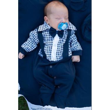 Imagem de Saída de Maternidade Menino Miguel Suspensório 04 peças - Maribaby enx