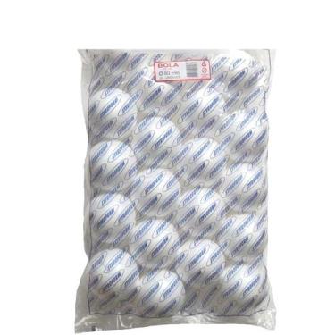 Imagem de Bola De Isopor Maciça Pacote Fechado 80mm Pacote com 20 unidades - Sty