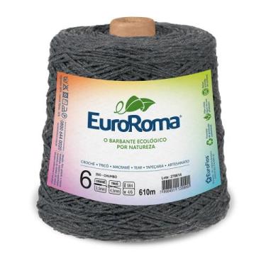 Imagem de Barbante Colorido nº6 c/ 600g EuroRoma - Chumbo - Eurofios