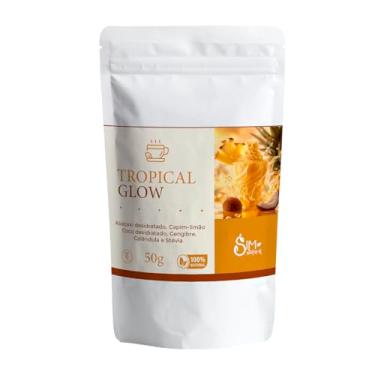 Imagem de Chá Tropical Glow Blend Abacaxi Coco Gengibre 50g