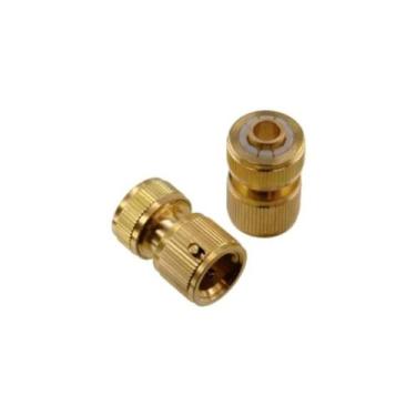 Imagem de Engate Rápido para Mangueira Latão Dourado 1/2" - Ajax
