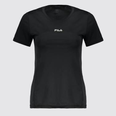 Imagem de Camiseta Fila Core Run Feminina Preta, M