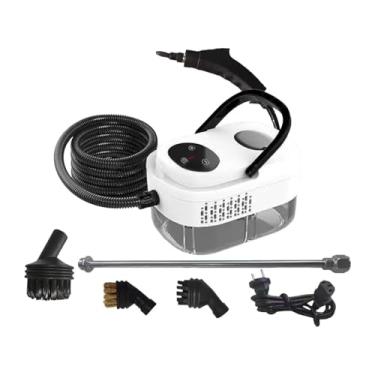Imagem de YWJLQH Limpador a vapor pressurizado de alta temperatura com tanque, máquina portátil de limpeza a vapor para carpetes, sofás, máquina de lavar automática, Branco