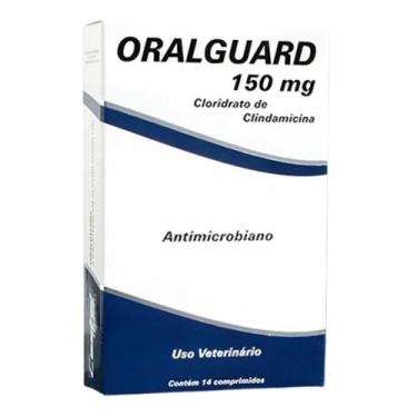 Imagem de Antimicrobiano P/ Cães e Gatos Oralguard 150mg 14 Comp Cepav