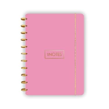 Imagem de Caderno de Disco Flex A4 Rosa com 80 folhas abyara graf (tipo caderno inteligente)