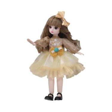Imagem de Boneca Anime BJD De 30cm 1/6 Com Conjunto Completo De Roupas, 23 Junta