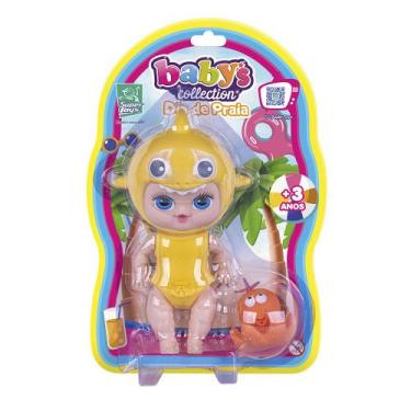 Imagem de Boneca Babys Collection Dia De Praia Tubarãozinho 2 - Super Toys