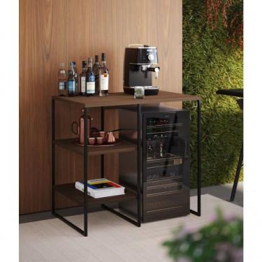 Imagem de Aparador Industrial Para Cervejeira Com 2 Prateleiras 80X75X50Cm - CON