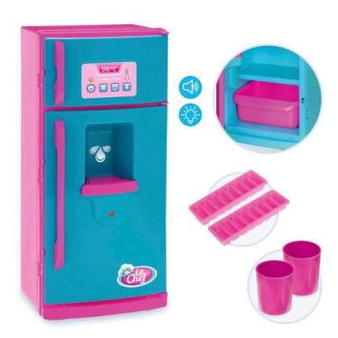 Imagem de Brinquedo Mini Geladeira Le Chef Som E Luz - USUAL BRINQUEDOS
