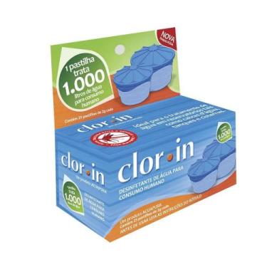 Imagem de Pastilha de Cloro purificadora de água para consumo humano Clor-in 100