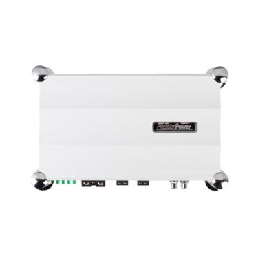 Imagem de Precision Power MPA1200.1D Amplificador de subwoofer resistente à água Série Atom 1200W para uso marítimo e barco com controle remoto de graves