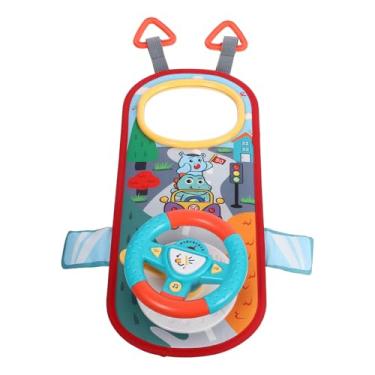 Imagem de Toyvian Volante de Brinquedo para Bebês Com Espelho, Volante Interativo Com Música E Espelho, Brinquedo Educativo Simulado para Crianças Pequenas (3 Pilhas Aa (não Incluídas))