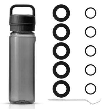 Imagem de chaseroad Anel de vedação de garrafa de 10 peças para YETI Yonder 20/25/34/1,417 g, vedação de silicone premium para YETI Yonder livre de BPA, substituição de vedação de borracha para evitar vazamento