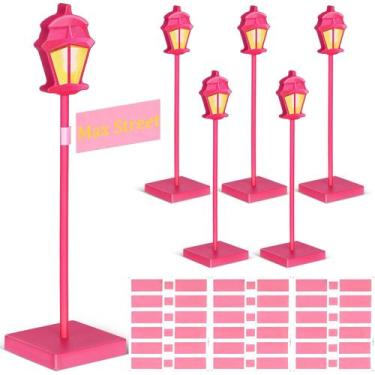 Imagem de Peça central de poste de luz de sinalização de rua Colingmill Pink (6 