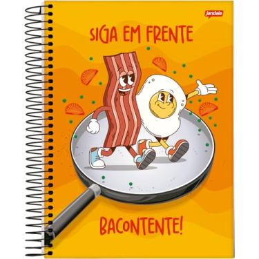 Imagem de Jandaia - Caderno Espiral Universitário CD 1 Matéria 80 Fls Insano Bacontente FSC