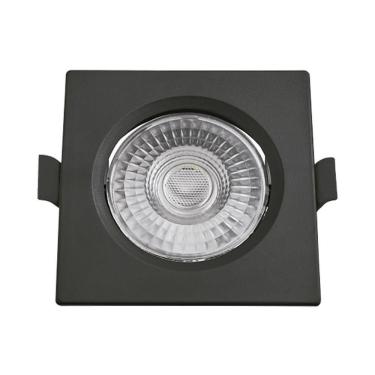 Imagem de Spot De Led Embutir Alltop Par20 Quadrado 7W Preto 4000K