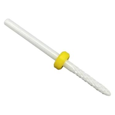 Imagem de 1 peça de brocas de cerâmica para unhas, cortador rotativo, aparelho de limpeza para manicure, acessórios de máquina de trituração de unhas, ferramentas de gel de unhas