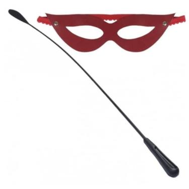 Imagem de Kit Tiazinha Com Chibata para Fantasias Sensuais Kit Sensual para Momentos Íntimos DX6080 (VERMELHO)