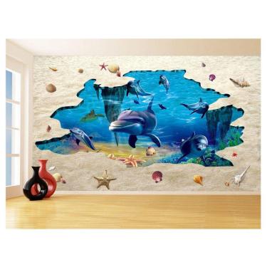 Imagem de Papel Para Piso De Porcelanato Liquido Água 3,5M Flr27