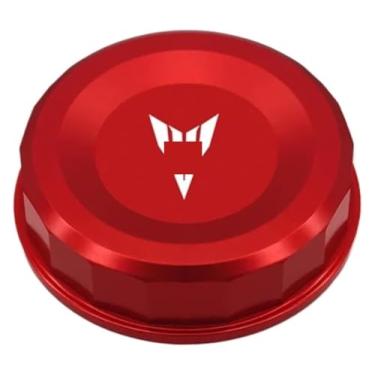 Imagem de Acessórios de motocicleta compatíveis com MT09 MT 09 MT-09 SP 2020-2021 2022 2023 CNC Tampa da tampa do reservatório de fluido de freio dianteiro de alumínio (vermelho)