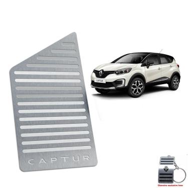 Imagem de Descanso De Pé Renault Captur 2017 Até 2020 Aço Inox