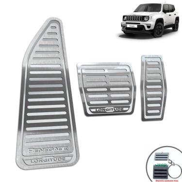 Imagem de Descanso de Pé + Pedaleira Jeep Renegade Longitude Prata