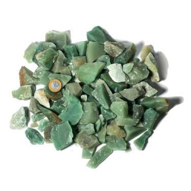 Imagem de Cascalho Bruto de Quartzo Verde Natural - 5 Kg - 10 a 70mm - Tipo B - 
