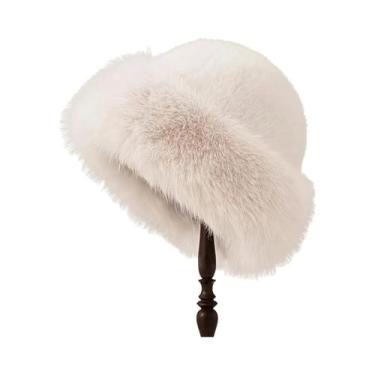 Imagem de Gorro De Inverno Feminino De Pelúcia Espessa E Quente Estilo Mongol - 