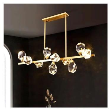 Imagem de Modern Dine Sala de Jantar Luzes Pendentes Iluminação Interna Luminária de Teto Pendurada Luz LED Lustres Compatível com Sala de Estar Iluminação Interna, Lustres de Led, Branco Quente-10 Ca