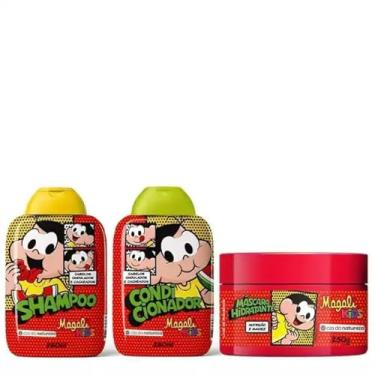 Imagem de Magali Kids Kit Shampoo Condicionador e Máscara