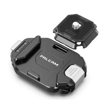 Imagem de F38 Kit Clip Engate Rápido V2 para Alça de Mochila Suporte de Câmera DSLR Mirrorless Acesso Rápido para Fotógrafos e Aventureiros Preto