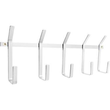 Imagem de Cabideiro Suporte Moderno De Parede Bars Em Aço 5 Ganchos Industrial P
