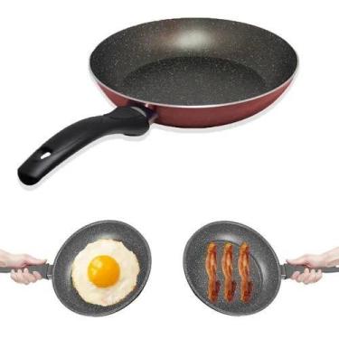 Imagem de Frigideira Panquequeira Ovo Bacon Antiaderente Cerâmica 26cm - Embralu