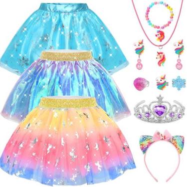 Imagem de Princess Dress Up OHARLOBE para meninas de 4 a 6 anos com 15 peças de 