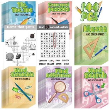 Imagem de Livros de atividades Hungdao Mini Fun Games Kids Party 48 unidades