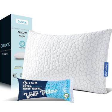 Imagem de Almofada de espuma viscoelástica QUTOOL King Size Cooling Gel Almofada