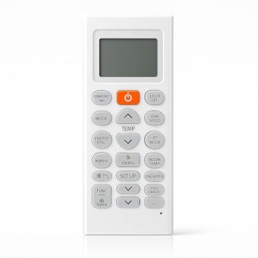 Imagem de Controle Remoto Universal para Ar Condicionado, Tela LCD Digital, Múltiplas Marcas, Botões de Temperatura e Modo, Branco MOD TGS3790