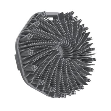 Imagem de Esfregadores corporais esfoliantes para uso no chuveiro, escova corporal de silicone para banho e alças antiderrapantes para facilitar a limpeza, adequado para viagens