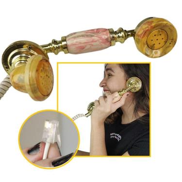 Imagem de Monofone Gancho Estilo Retro Telefone Fixo Rj11