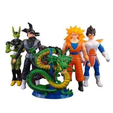 Imagem de Kit 4 Bonecos Dragon Ball Z Action Figure Esféras Do Dragão