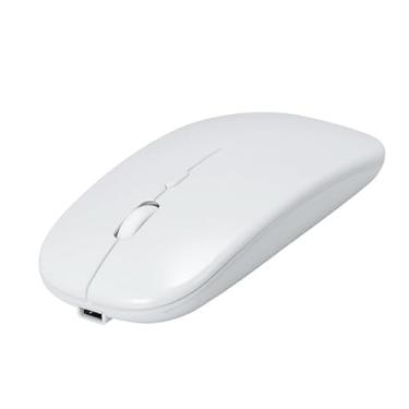 Imagem de 1 pacote de mouse sem fio, 2,4 G silencioso ultrafino, tecnologia de várias superfícies com roda de rolagem, sensor óptico de 1600 DPI, operável a até 10 metros de distância, adequado para laptops em