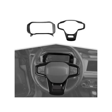 Imagem de Amayum Kit de acabamento de volante de capa de painel de controle central adequado para acessórios interiores Ford Bronco 2021+