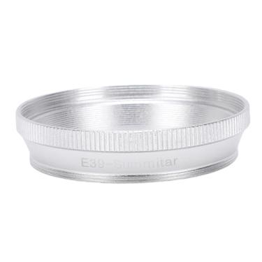 Imagem de Adaptador de lente, adaptador de montagem de câmera de liga de alumínio para lente Summitar f2.0 de 50 mm, com interface de filtro E39 de 39 mm para alinhamento seguro e operação estável