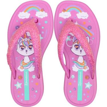 Imagem de Chinelo De Dedo Infantil Ipanema Fluffy Shine Glitter Menina, 29/30, R
