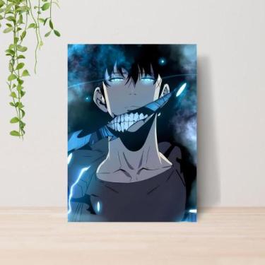 Imagem de Quadro Solo Leveling Anime A4  Placa MDF 10 - Lomi Art