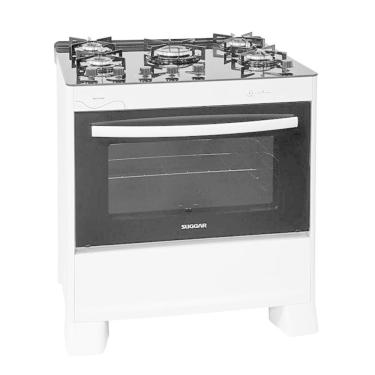 Imagem de Fogão Neo Glass 5 Queimadores Branco FGVNG510BR Suggar Bivolt