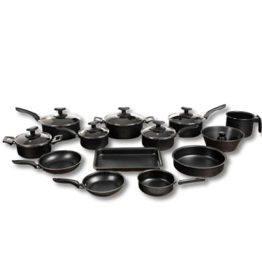 Imagem de Conjunto Panelas 13 Peças Teflon Antiaderente Preto